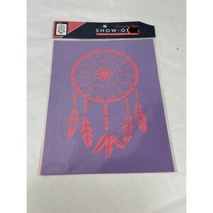 NEW show off craft decorative stencils 1 sheet DREAM CATCHER